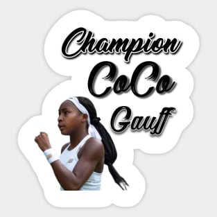 CoCo gauff Sticker